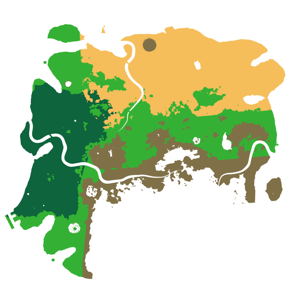 Biome Rust Map: Procedural Map, Size: 4000, Seed: 607547761