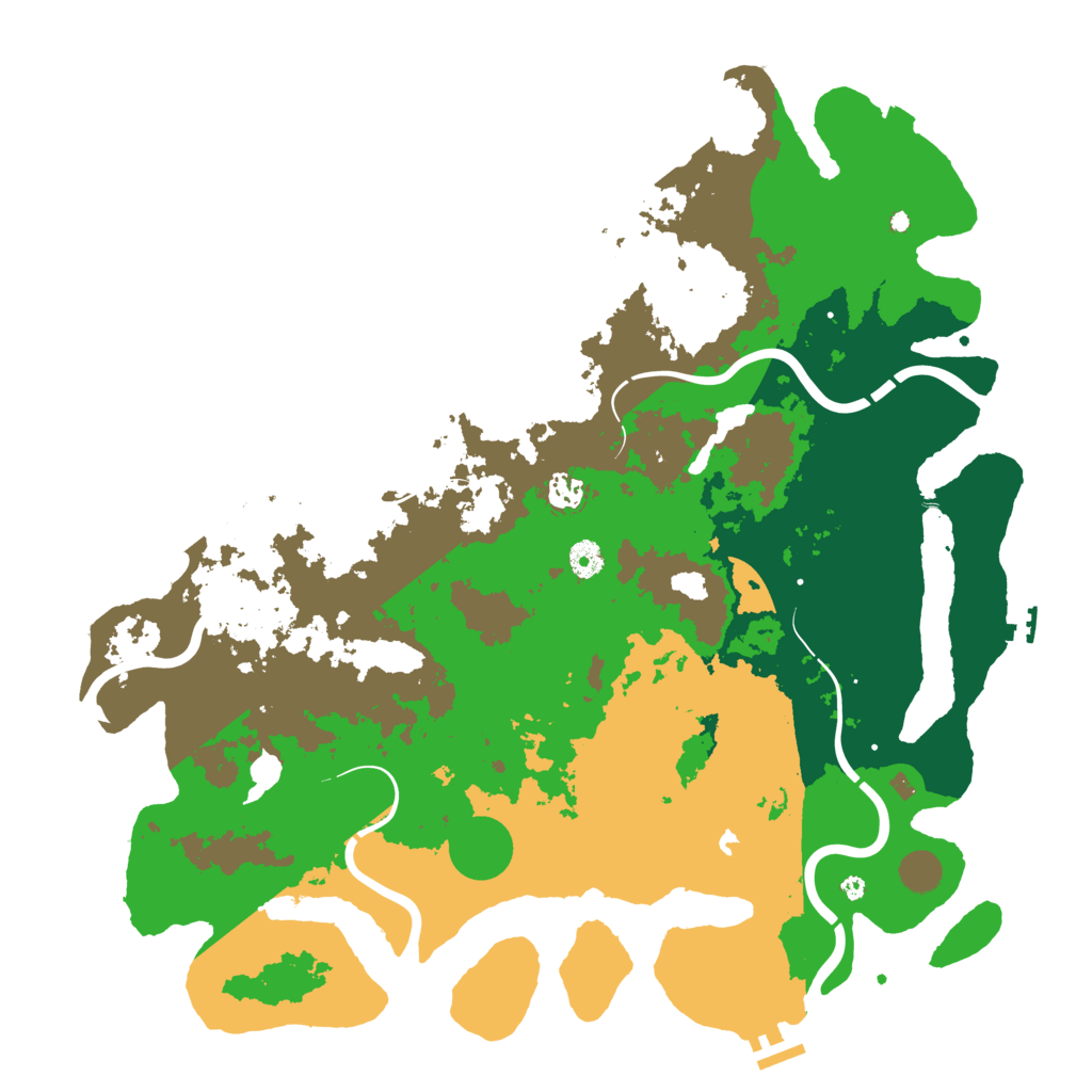 Biome Rust Map: Procedural Map, Size: 4500, Seed: 1581170764