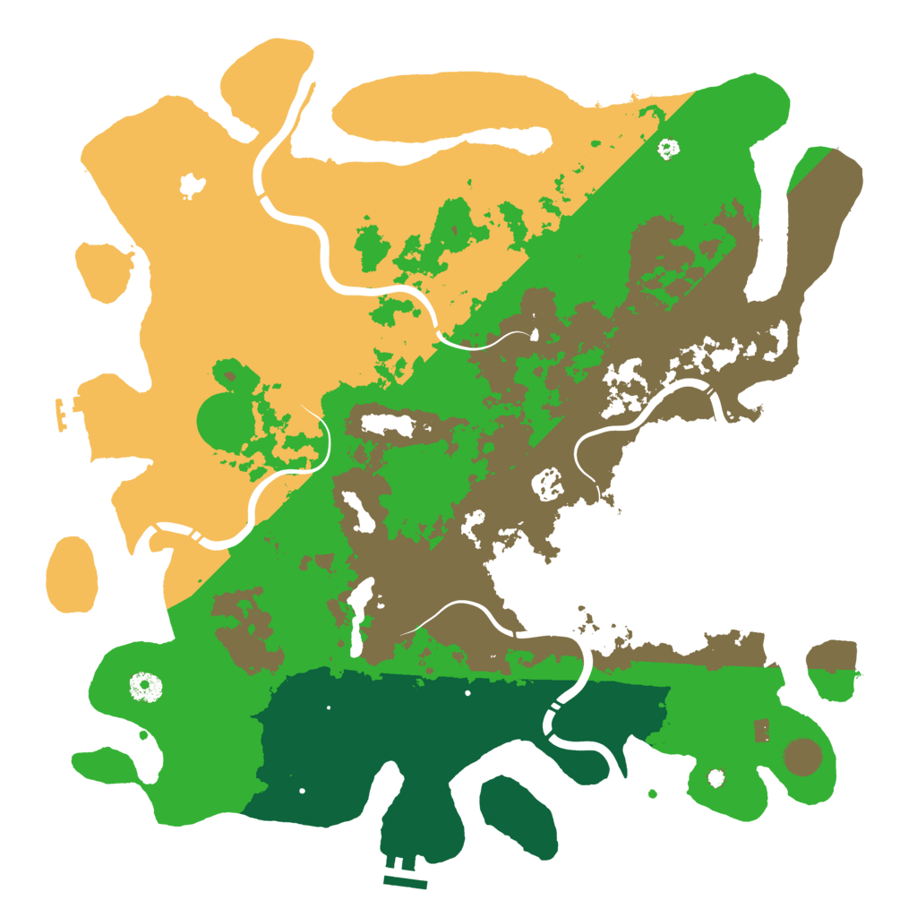 Biome Rust Map: Procedural Map, Size: 4250, Seed: 1602201810