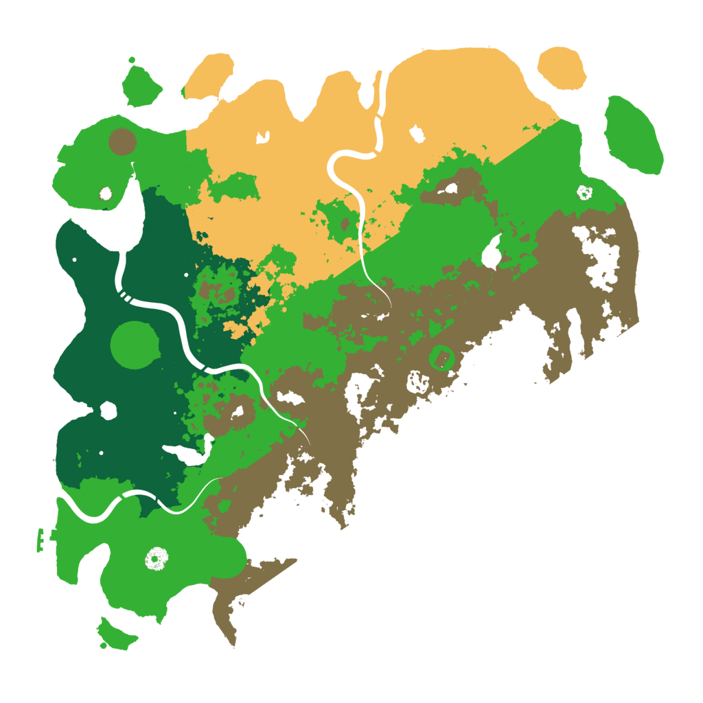 Biome Rust Map: Procedural Map, Size: 4500, Seed: 334048073