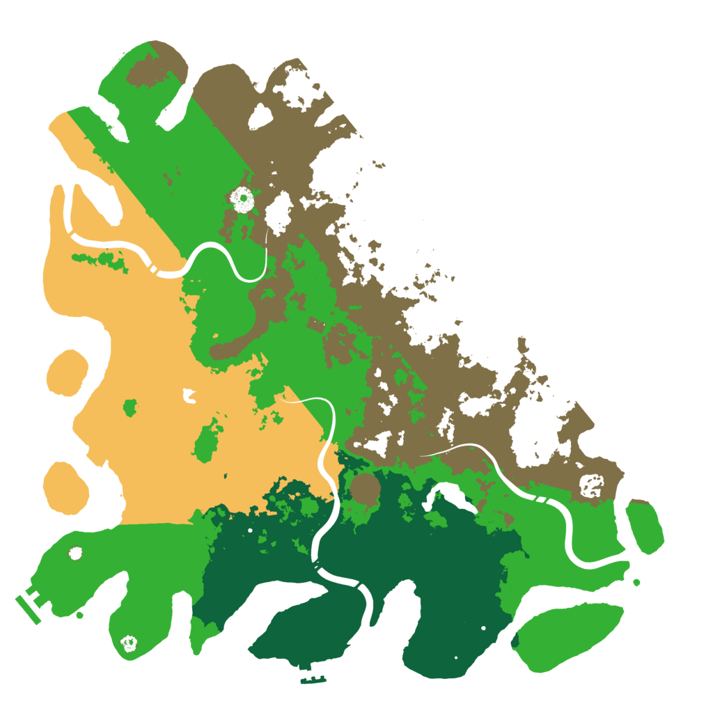 Biome Rust Map: Procedural Map, Size: 4250, Seed: 851799