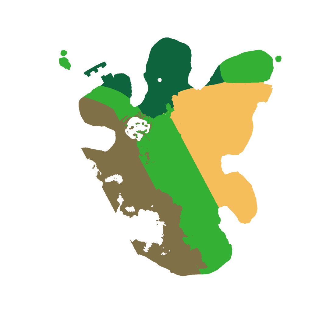 Biome Rust Map: Procedural Map, Size: 2000, Seed: 1075356733