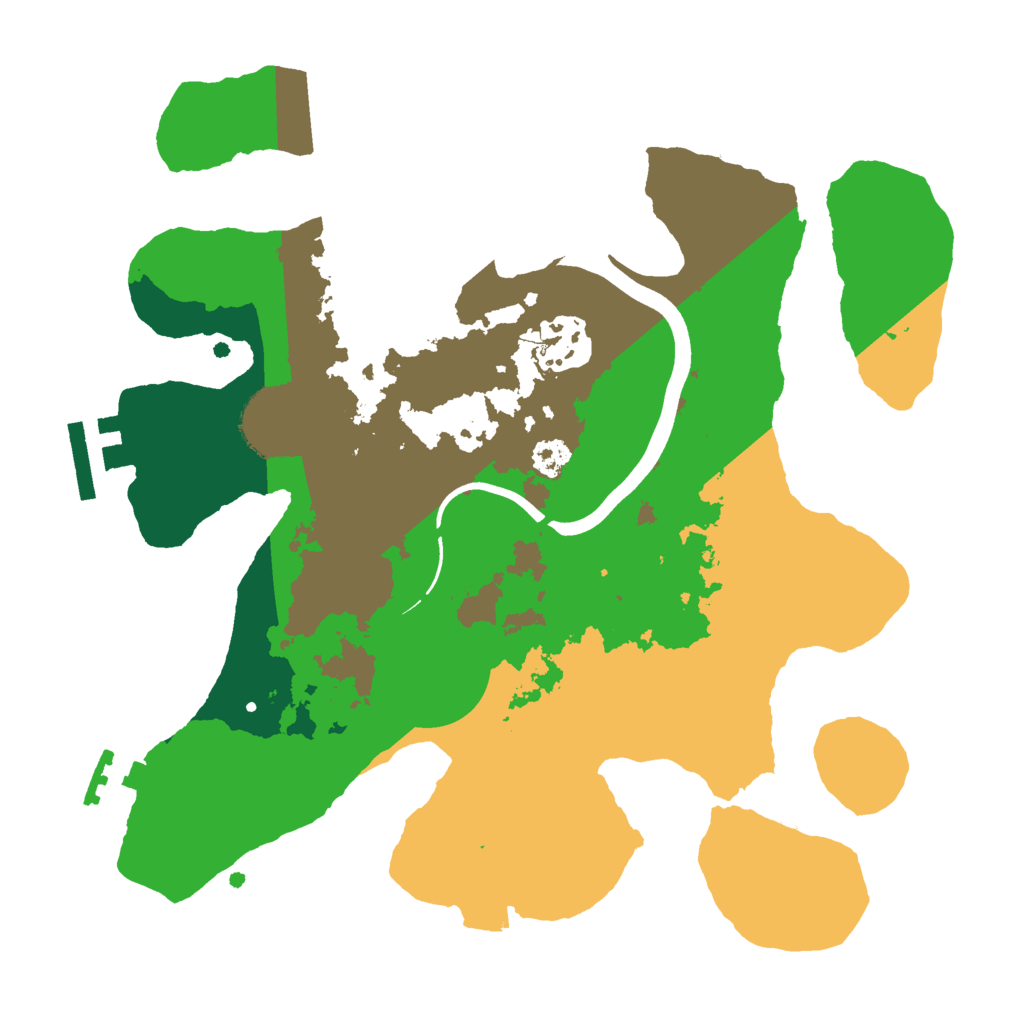Biome Rust Map: Procedural Map, Size: 2650, Seed: 1488056333