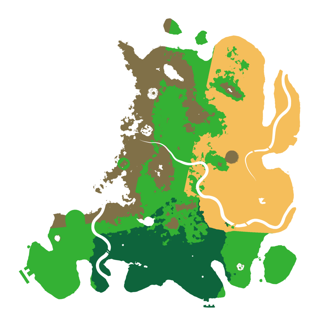 Biome Rust Map: Procedural Map, Size: 4250, Seed: 965009546