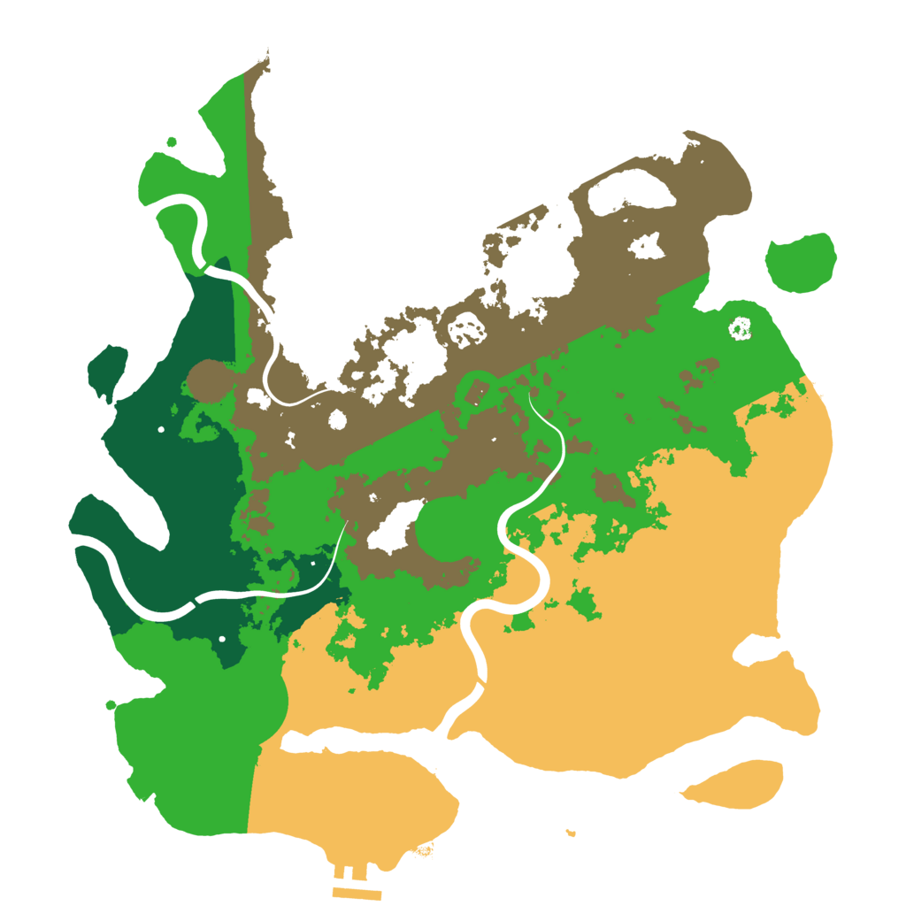 Biome Rust Map: Procedural Map, Size: 3750, Seed: 1831299552