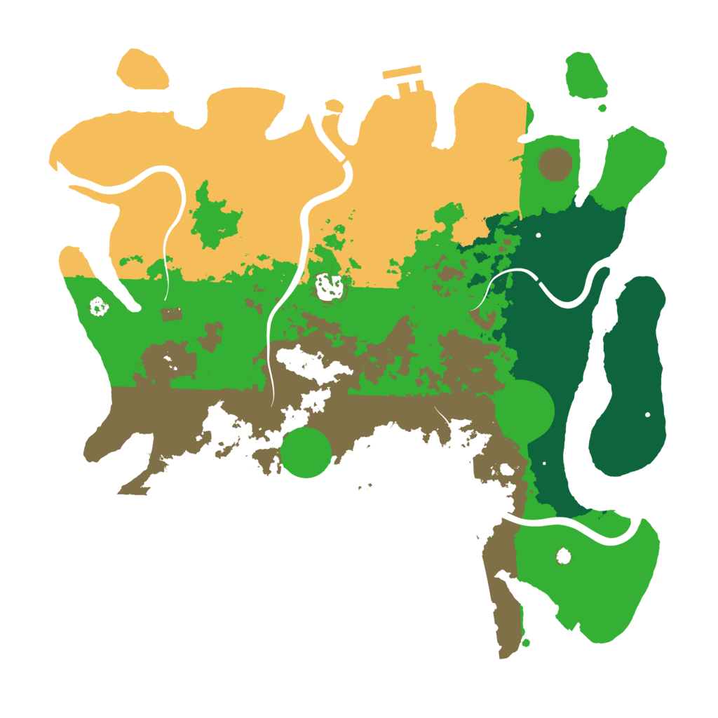 Biome Rust Map: Procedural Map, Size: 3750, Seed: 818768