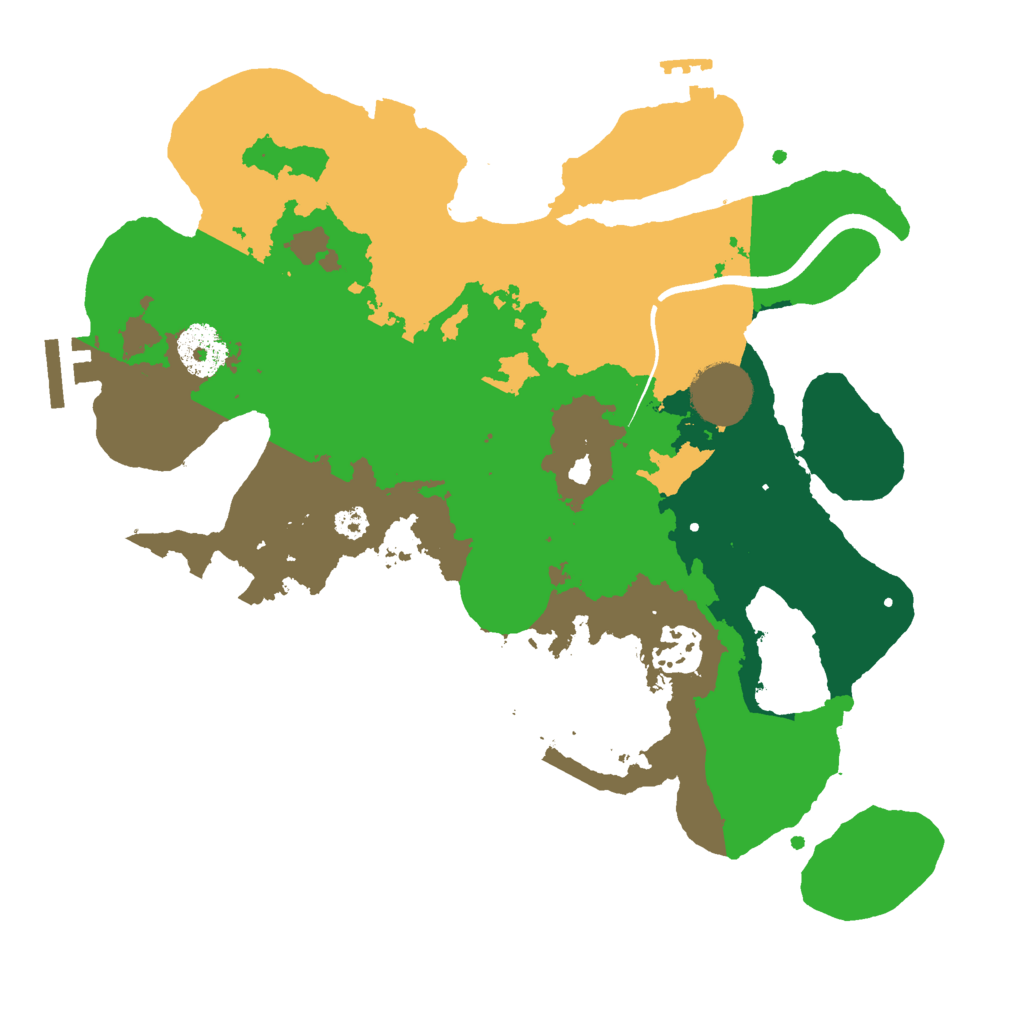 Biome Rust Map: Procedural Map, Size: 3000, Seed: 1936441137