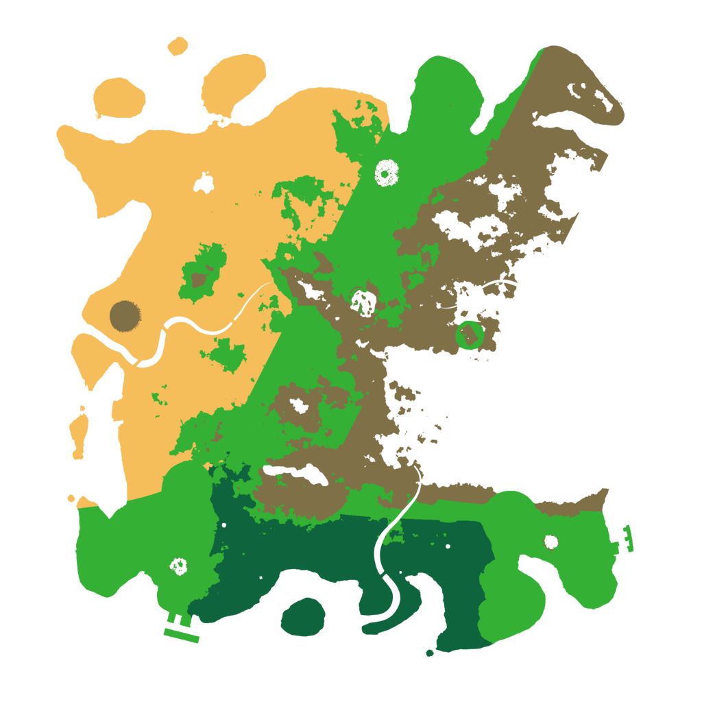 Biome Rust Map: Procedural Map, Size: 4000, Seed: 2128384398