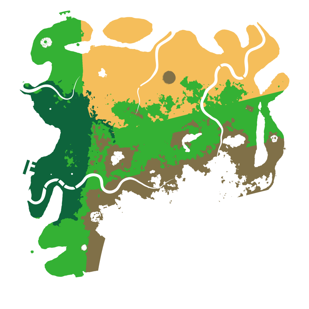 Biome Rust Map: Procedural Map, Size: 4250, Seed: 195920086