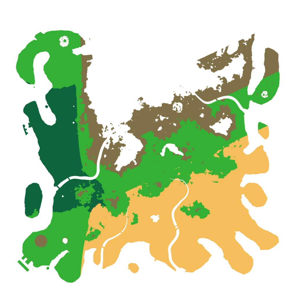 Biome Rust Map: Procedural Map, Size: 4250, Seed: 1289664804