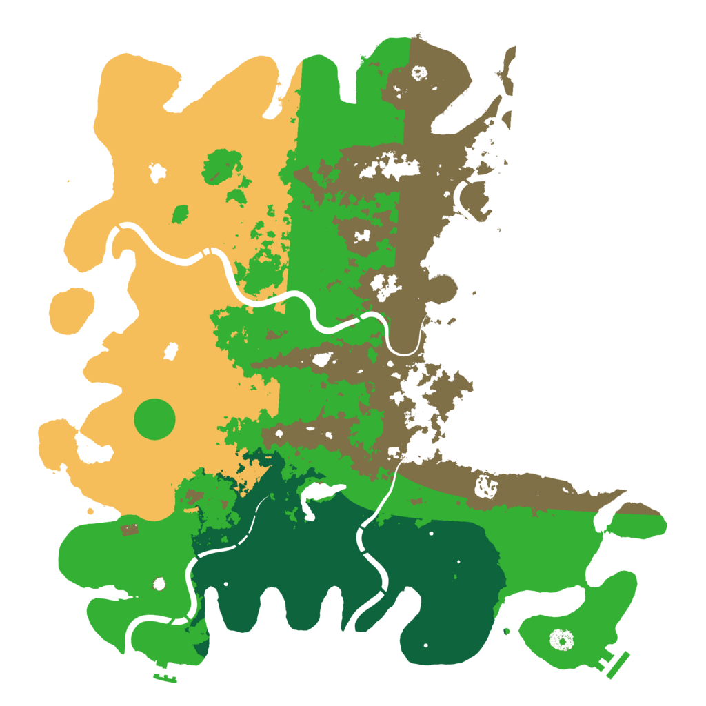 Biome Rust Map: Procedural Map, Size: 4500, Seed: 2017964852