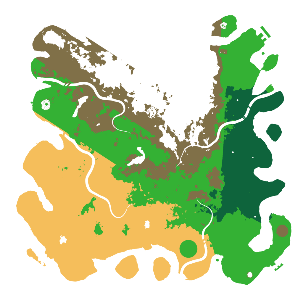 Biome Rust Map: Procedural Map, Size: 4500, Seed: 525732258