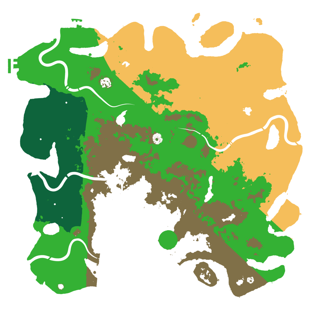 Biome Rust Map: Procedural Map, Size: 4500, Seed: 1994412