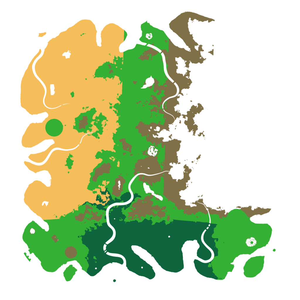 Biome Rust Map: Procedural Map, Size: 4500, Seed: 1028568331