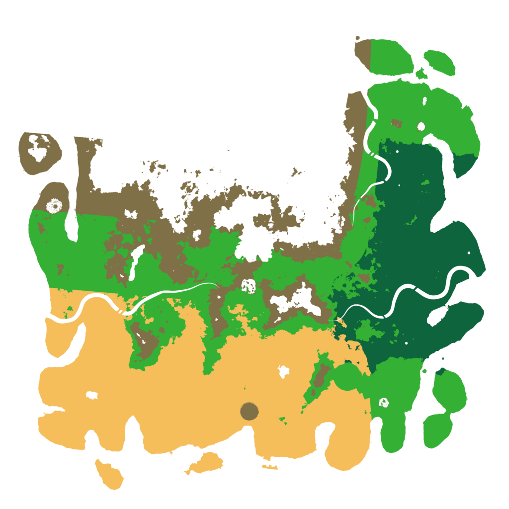 Biome Rust Map: Procedural Map, Size: 5000, Seed: 810447223