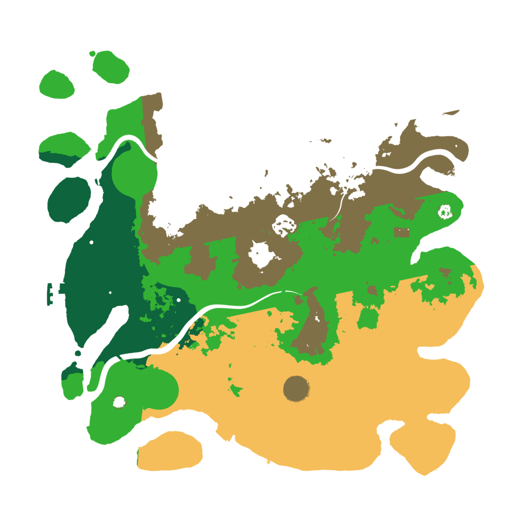 Biome Rust Map: Procedural Map, Size: 3500, Seed: 917235409