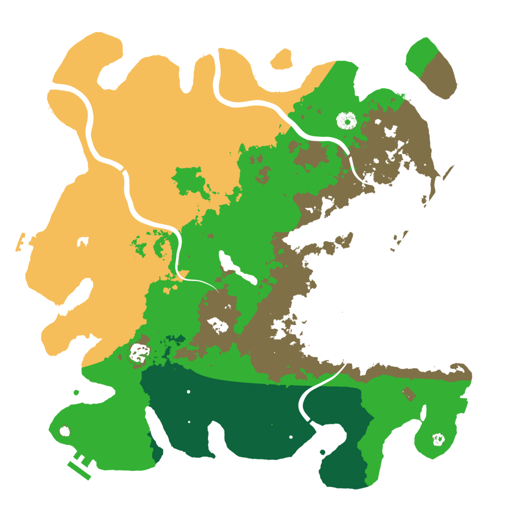 Biome Rust Map: Procedural Map, Size: 4000, Seed: 514099603