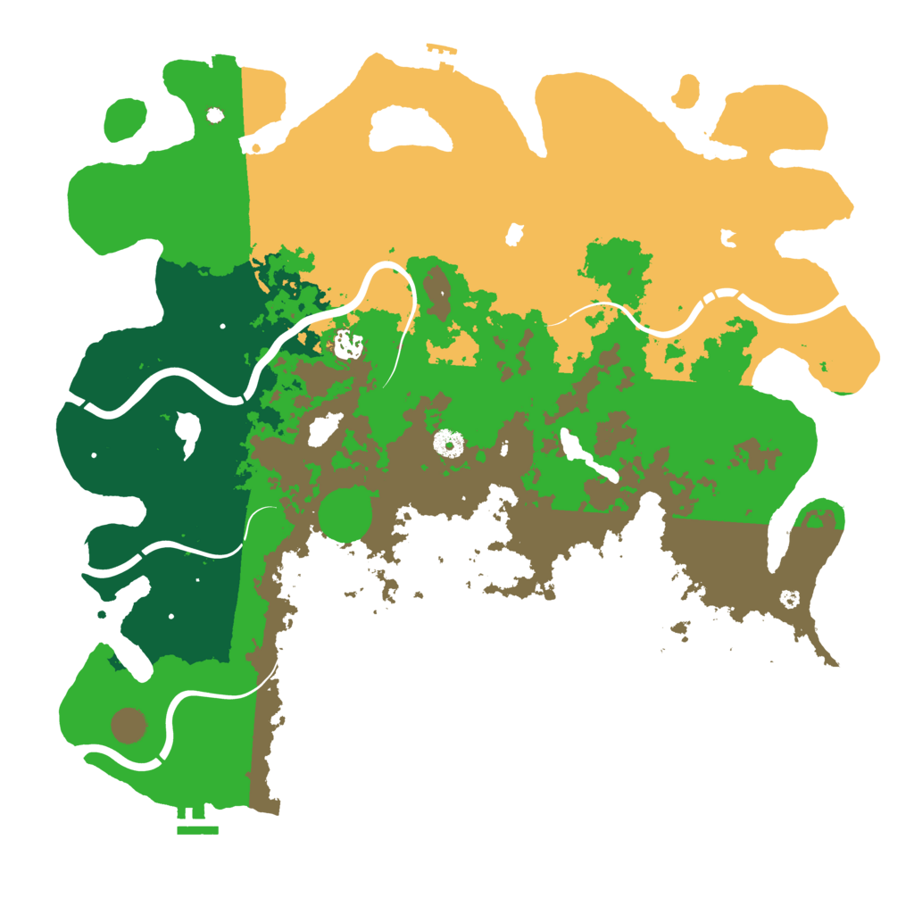 Biome Rust Map: Procedural Map, Size: 4500, Seed: 1411611456
