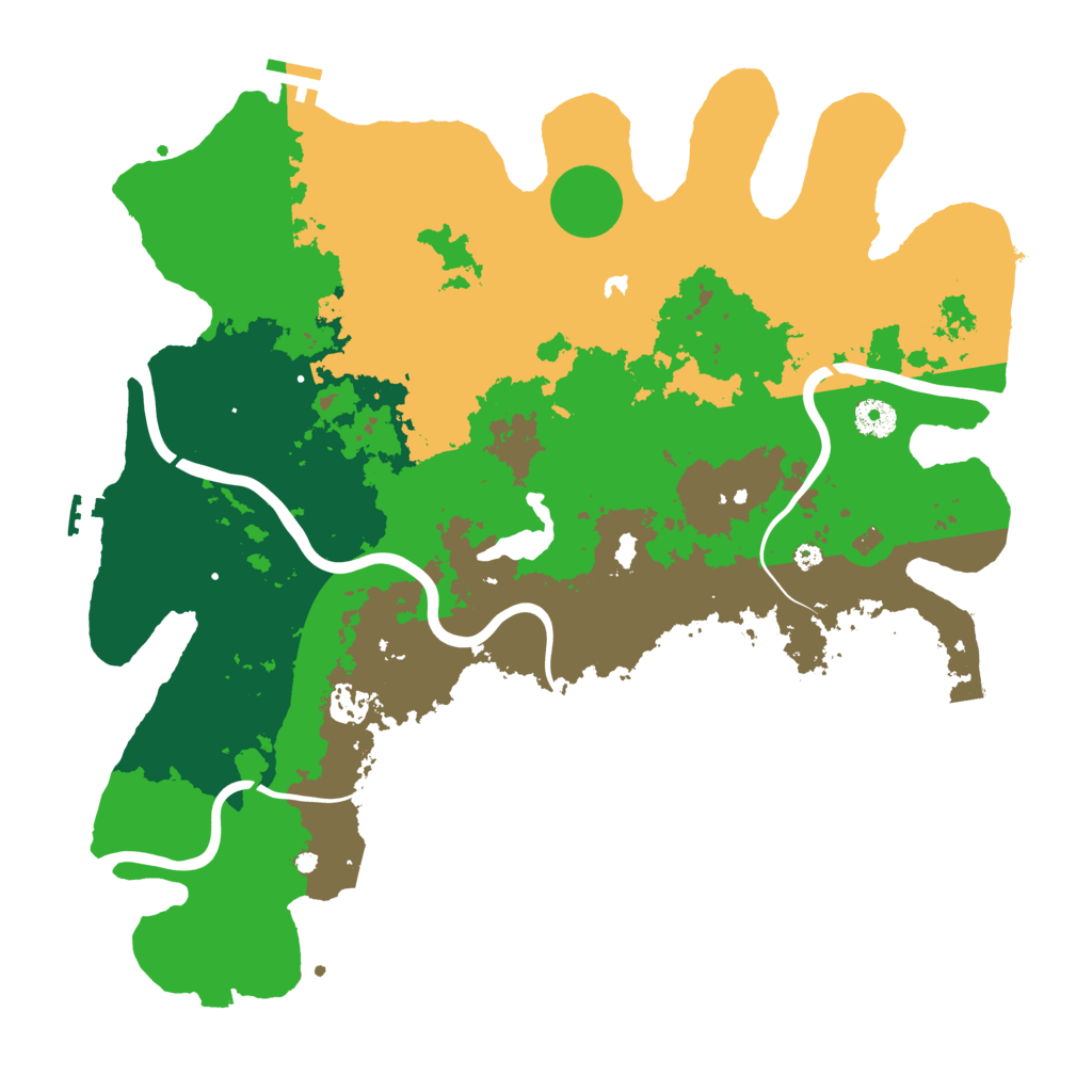 Biome Rust Map: Procedural Map, Size: 4000, Seed: 955713064