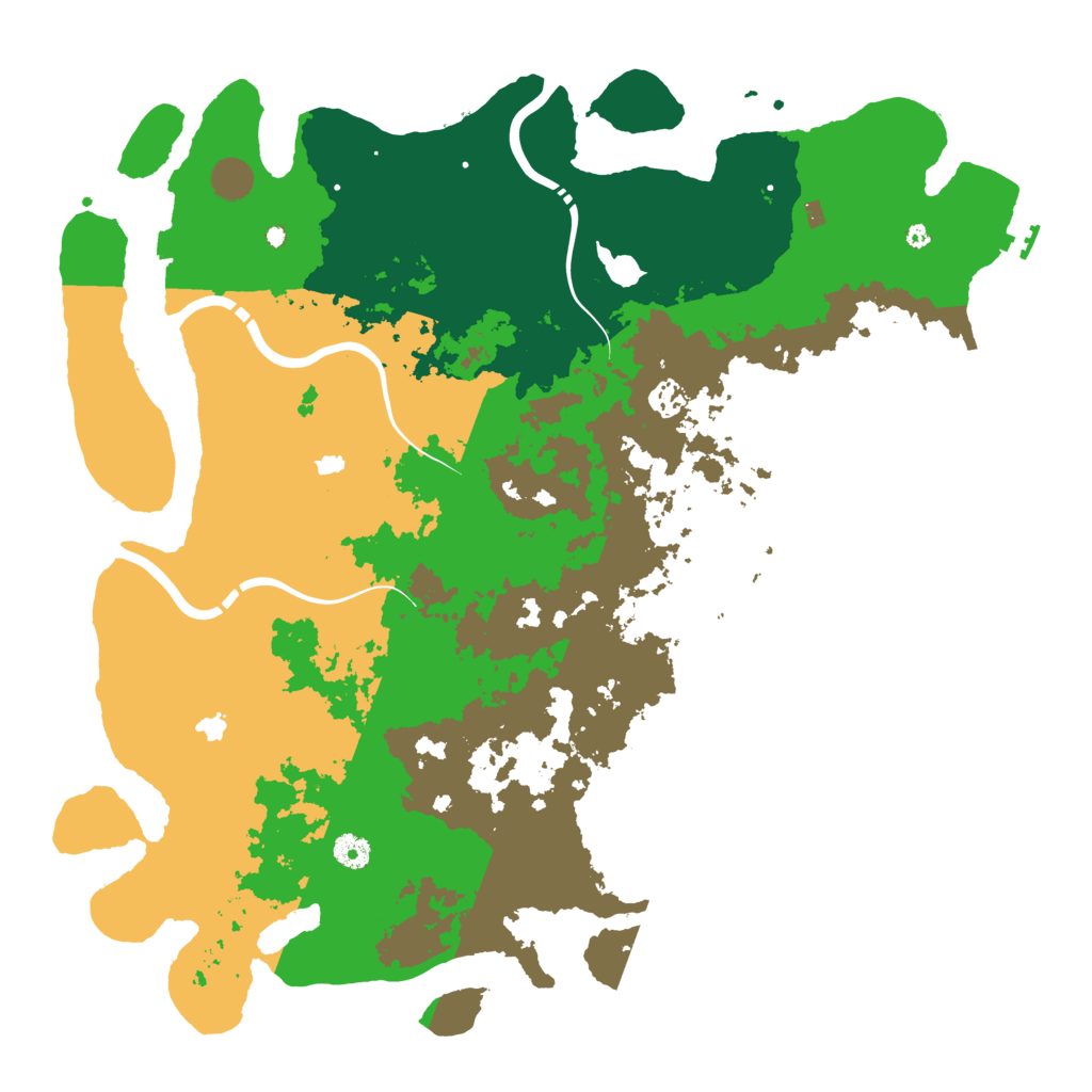Biome Rust Map: Procedural Map, Size: 4500, Seed: 1478860386