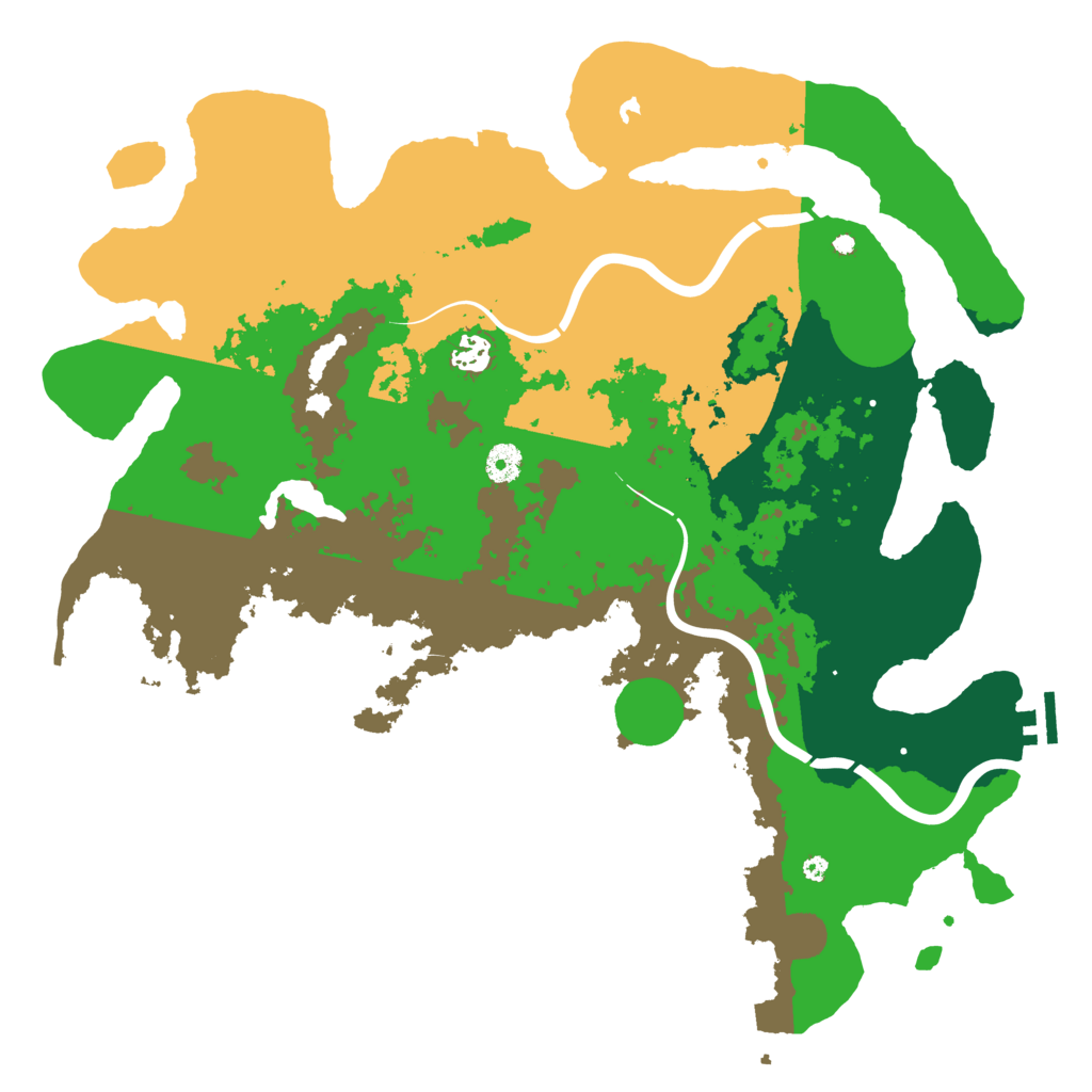 Biome Rust Map: Procedural Map, Size: 4250, Seed: 2070244327