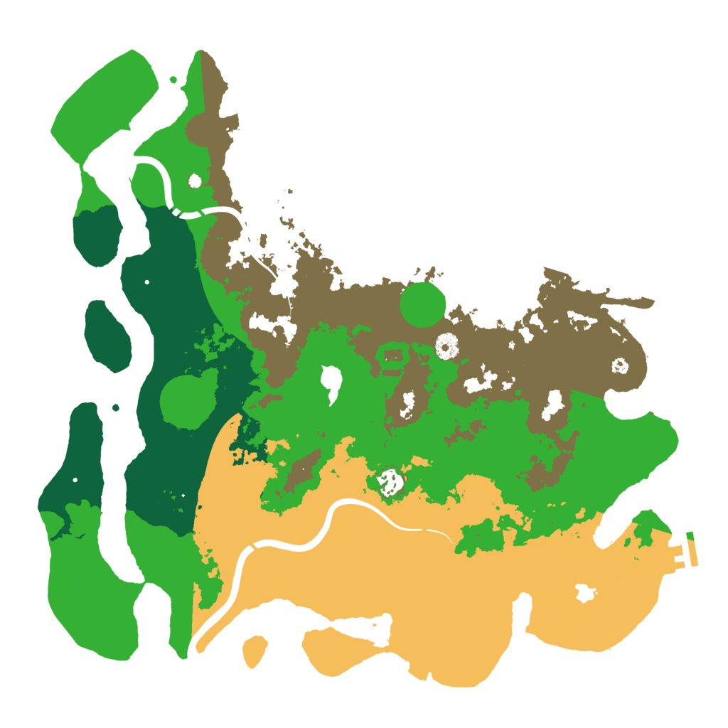 Biome Rust Map: Procedural Map, Size: 4250, Seed: 1124191550