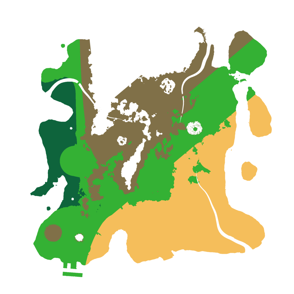 Biome Rust Map: Procedural Map, Size: 3000, Seed: 1724043754