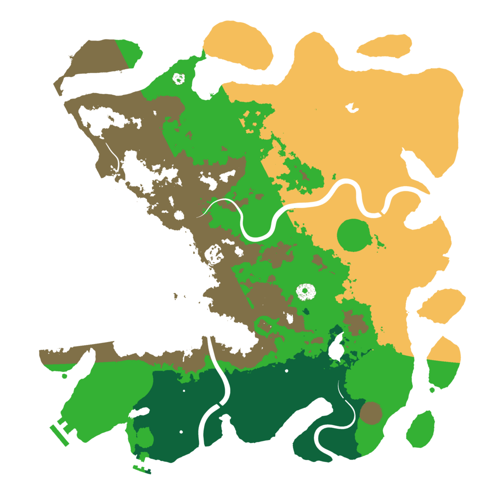 Biome Rust Map: Procedural Map, Size: 4000, Seed: 247273218