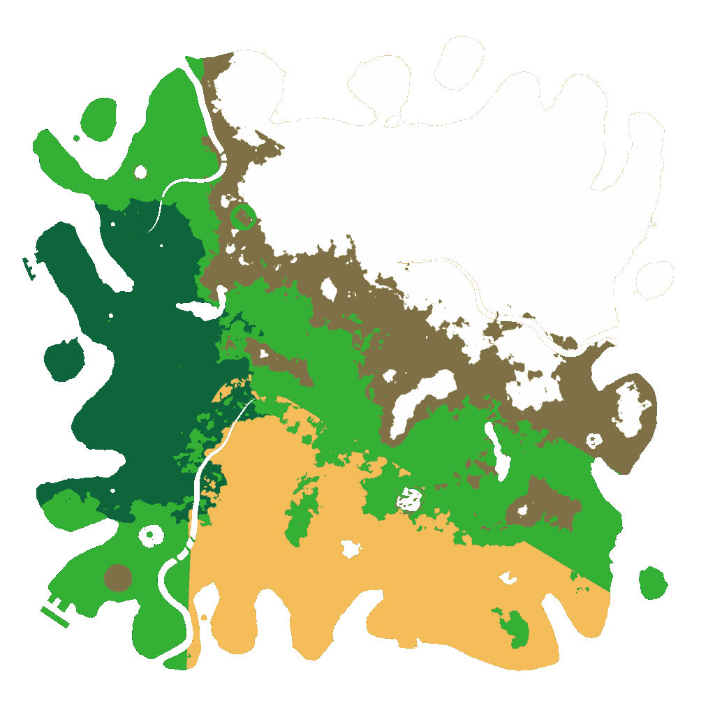 Biome Rust Map: Procedural Map, Size: 4500, Seed: 1750336523