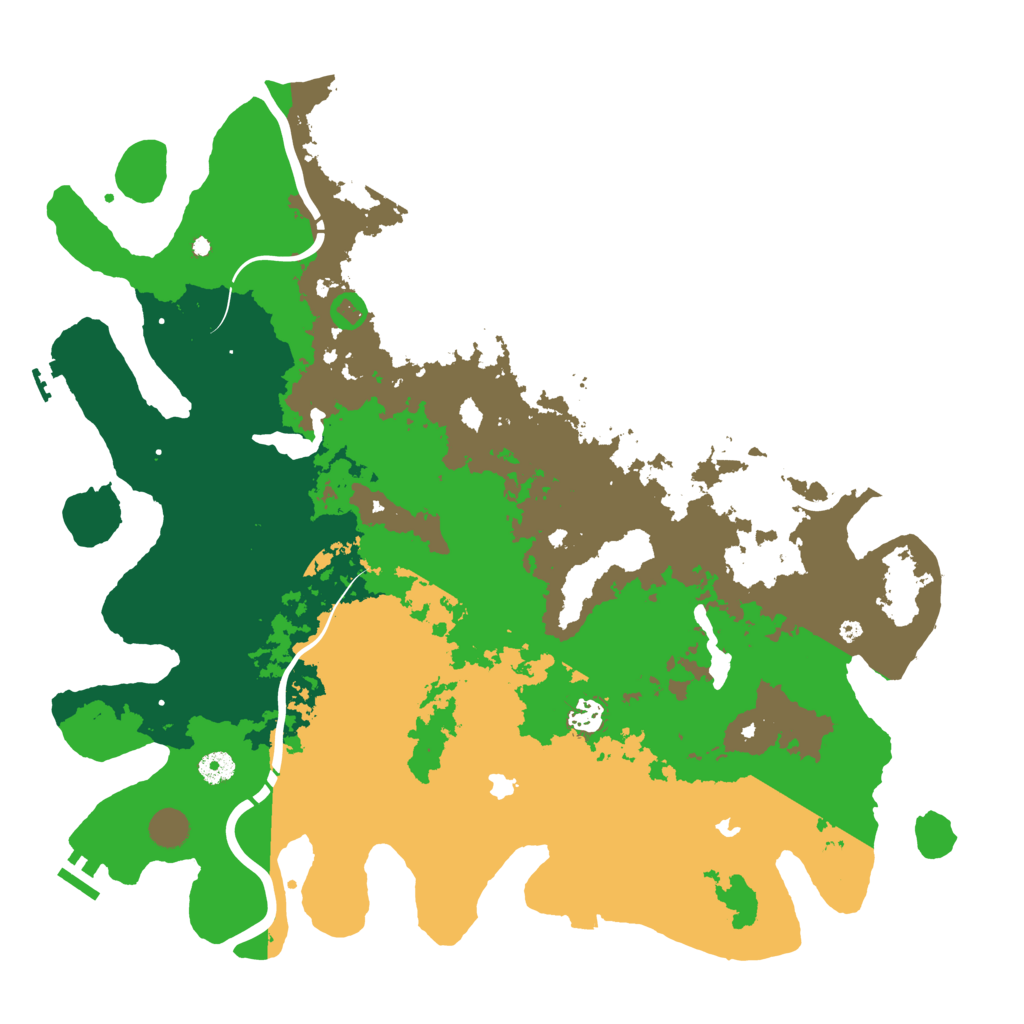 Biome Rust Map: Procedural Map, Size: 4500, Seed: 1750336523