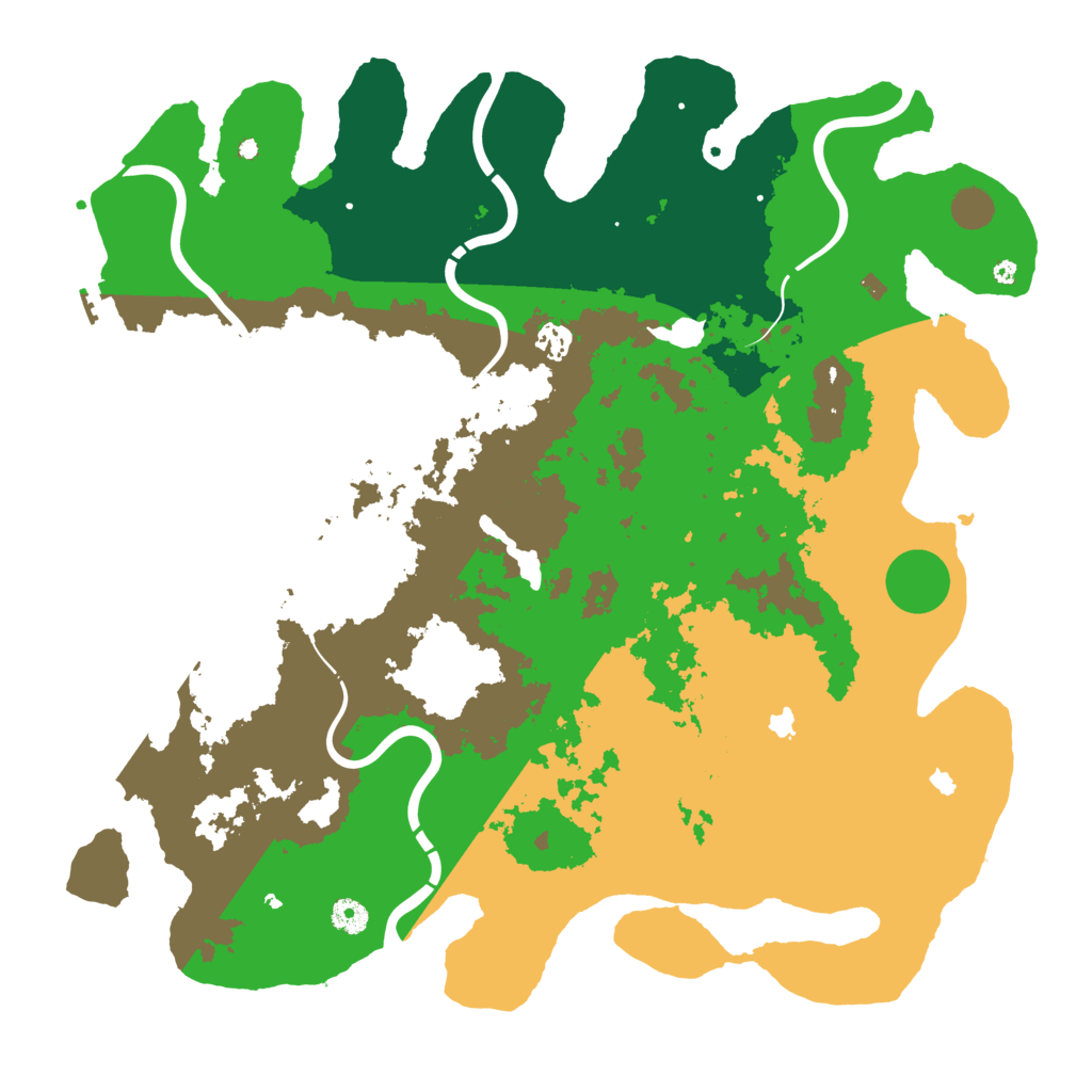 Biome Rust Map: Procedural Map, Size: 4500, Seed: 1059851200