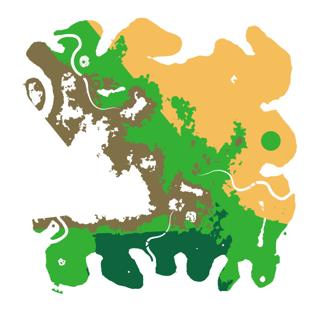 Biome Rust Map: Procedural Map, Size: 4250, Seed: 1174720718