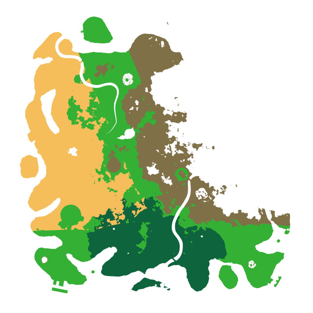 Biome Rust Map: Procedural Map, Size: 4000, Seed: 1157455114