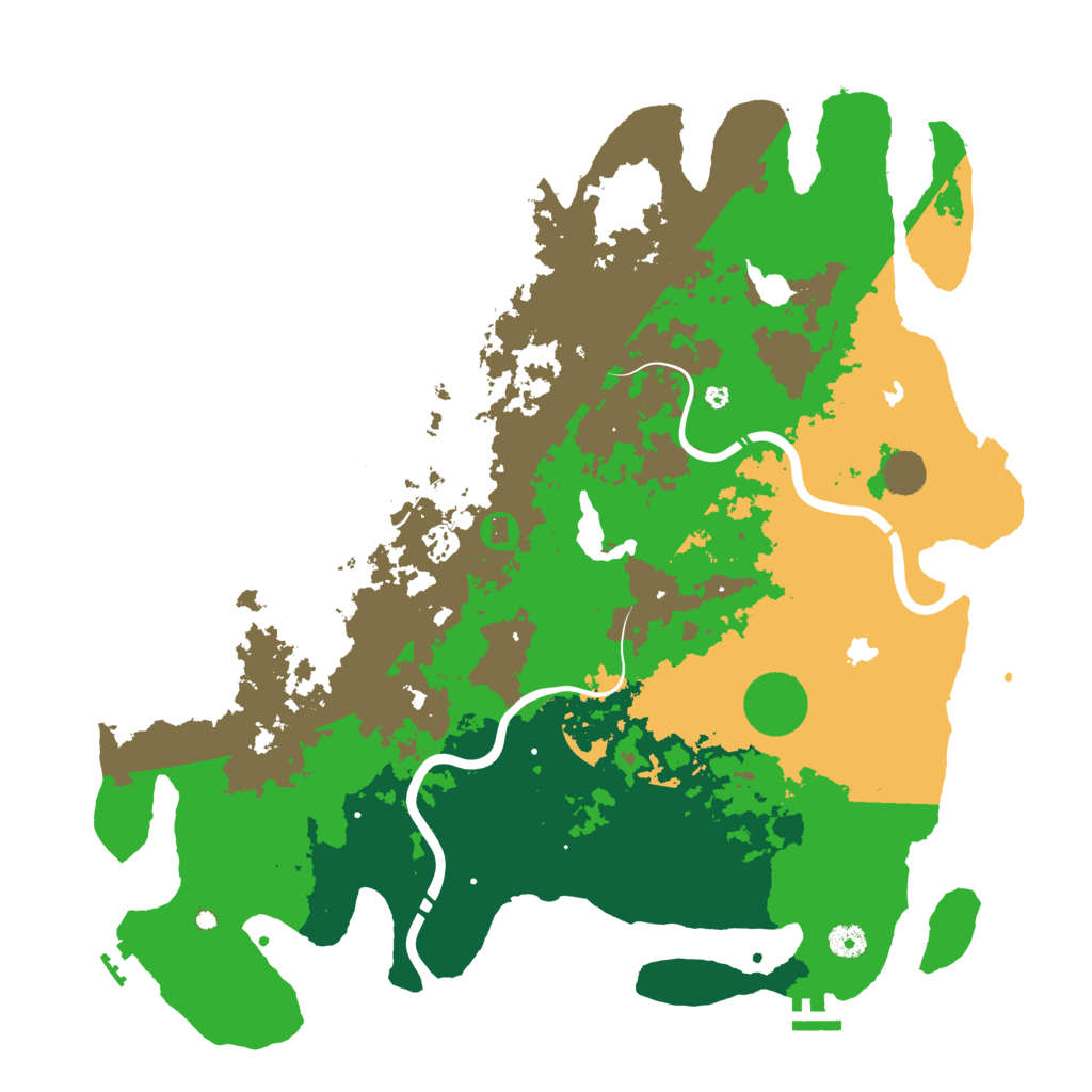 Biome Rust Map: Procedural Map, Size: 4500, Seed: 297650890