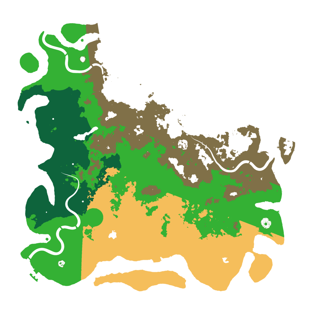 Biome Rust Map: Procedural Map, Size: 4500, Seed: 444035112