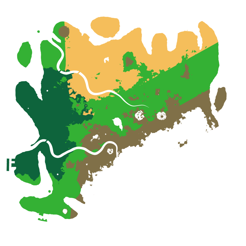 Biome Rust Map: Procedural Map, Size: 4000, Seed: 965939955