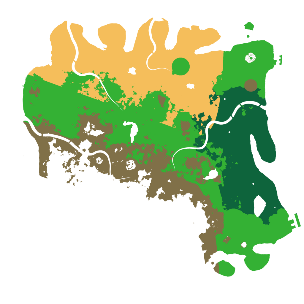 Biome Rust Map: Procedural Map, Size: 4500, Seed: 1590032758