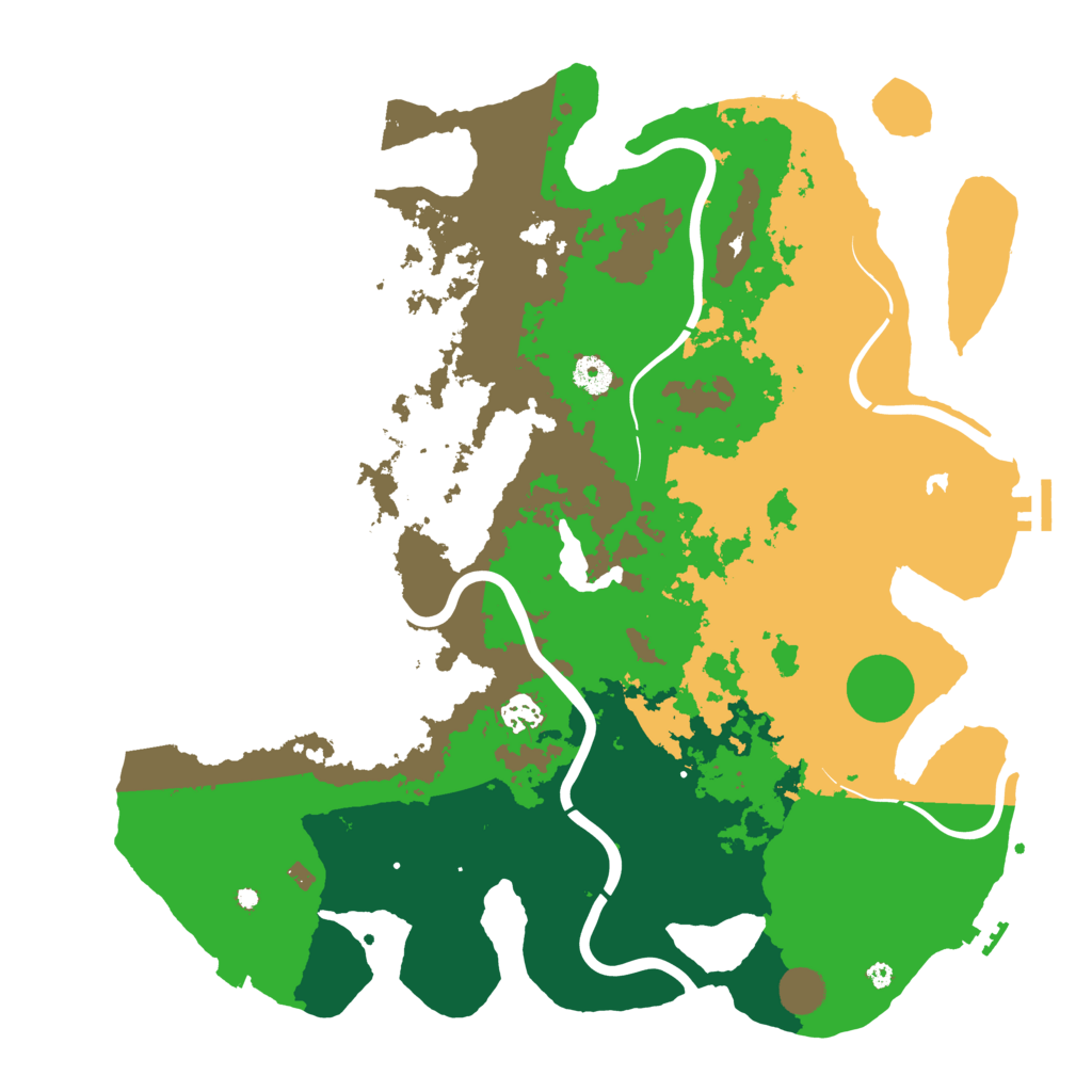 Biome Rust Map: Procedural Map, Size: 4250, Seed: 142713326