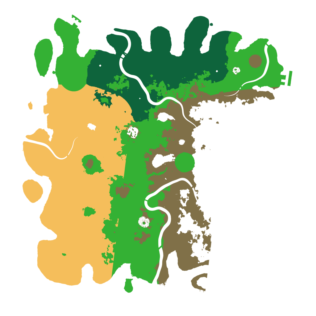 Biome Rust Map: Procedural Map, Size: 4250, Seed: 1289664811