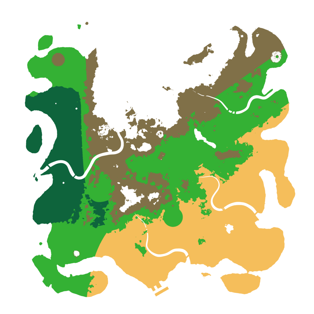 Biome Rust Map: Procedural Map, Size: 4250, Seed: 167643944