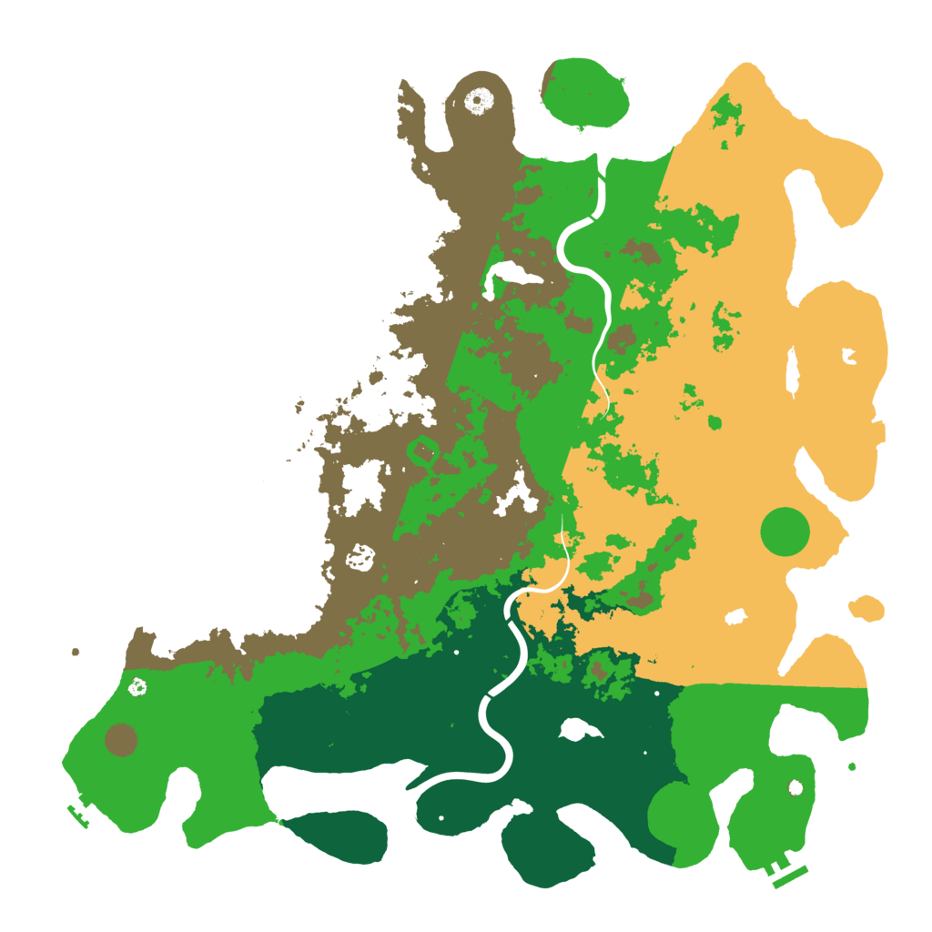 Biome Rust Map: Procedural Map, Size: 5000, Seed: 895421876