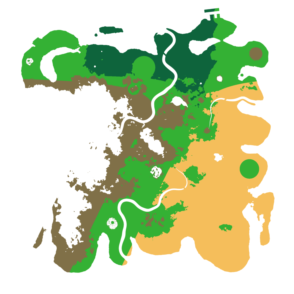 Biome Rust Map: Procedural Map, Size: 4000, Seed: 1231995913