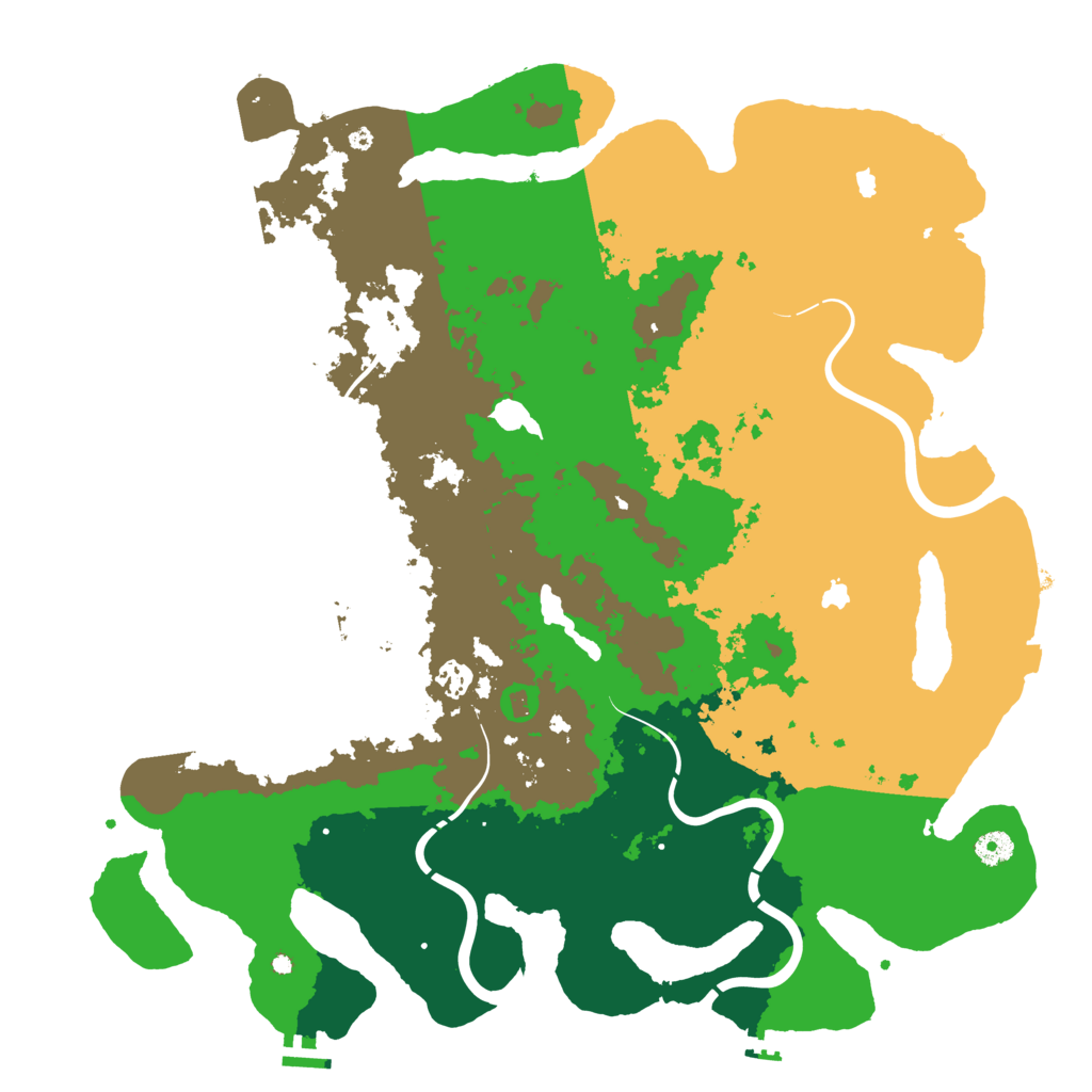 Biome Rust Map: Procedural Map, Size: 4500, Seed: 359242