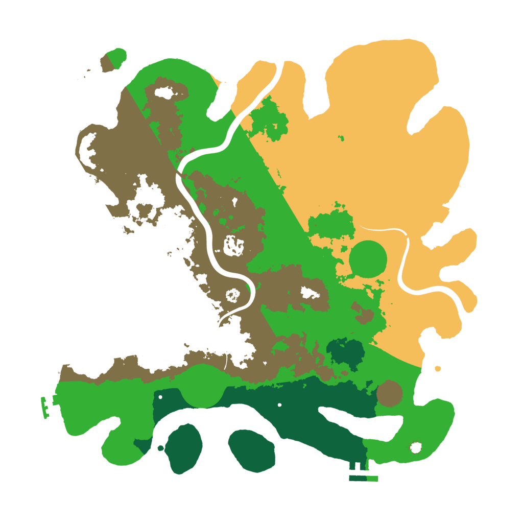 Biome Rust Map: Procedural Map, Size: 3650, Seed: 1988292877