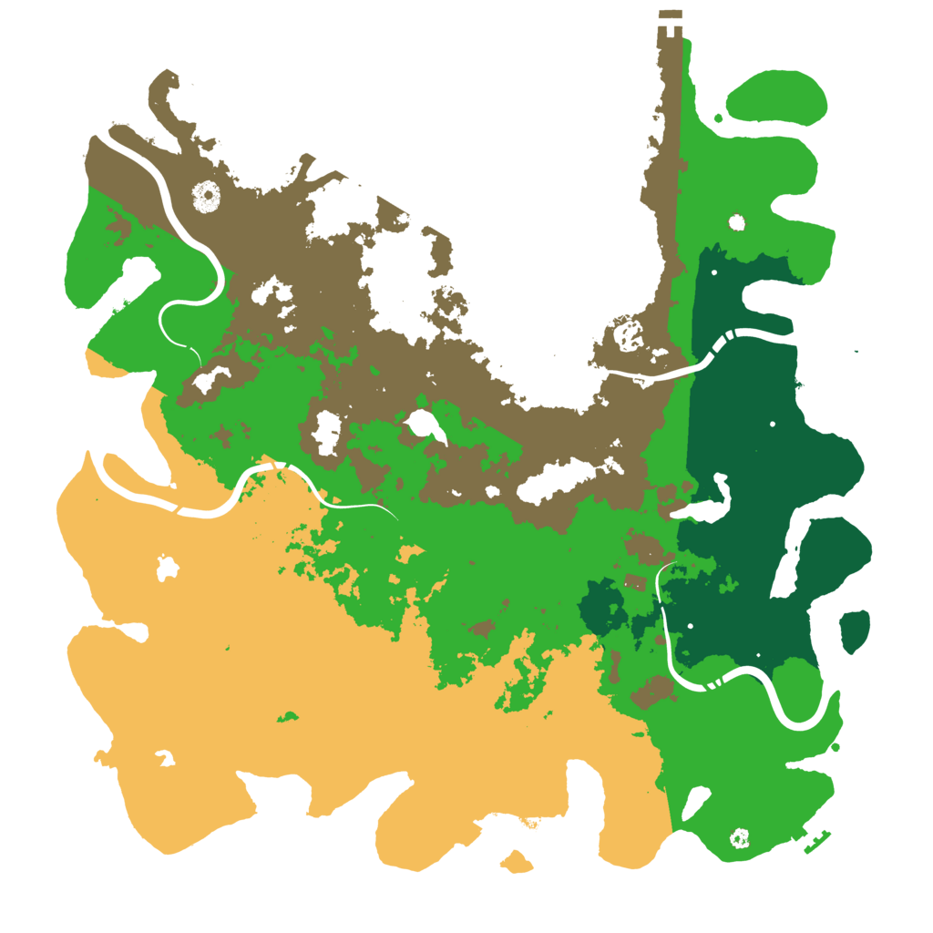 Biome Rust Map: Procedural Map, Size: 4500, Seed: 1020076338