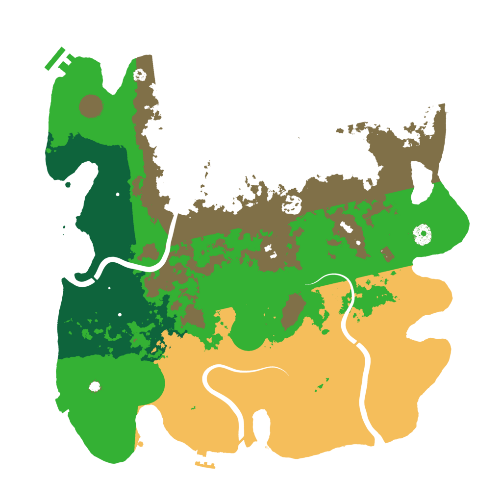 Biome Rust Map: Procedural Map, Size: 3750, Seed: 2081786081