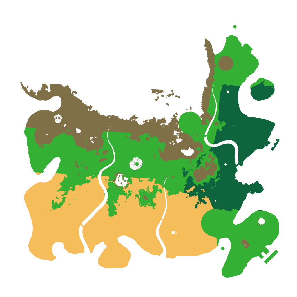 Biome Rust Map: Procedural Map, Size: 3500, Seed: 1712222144