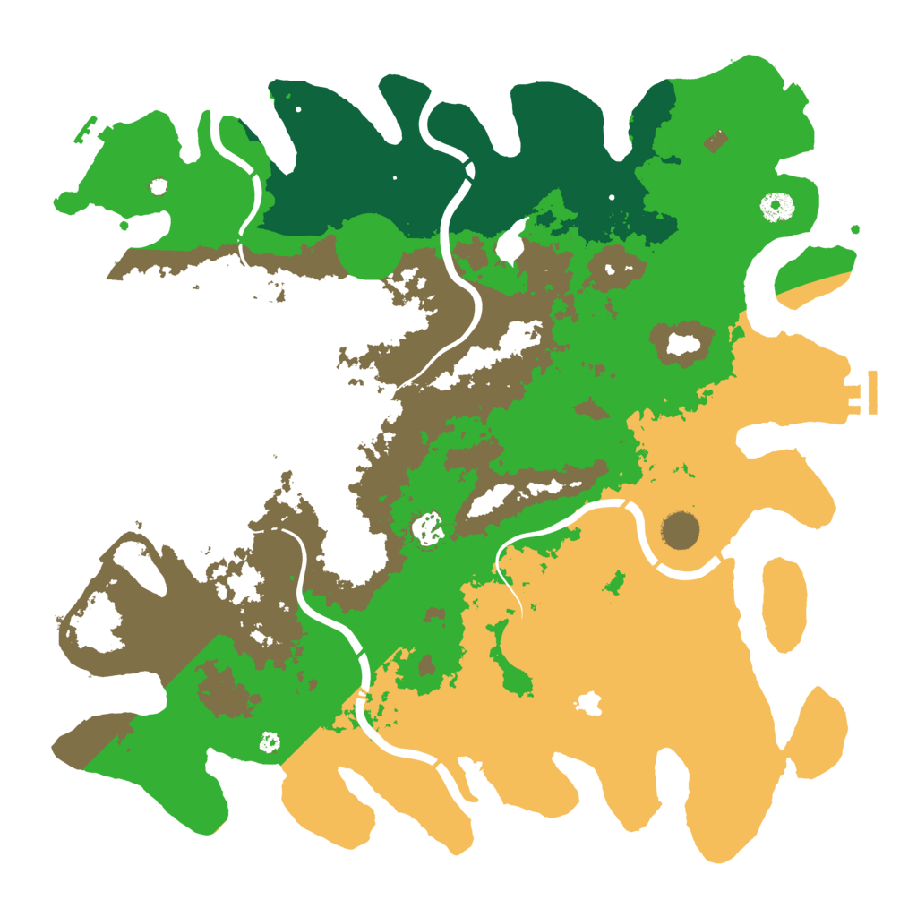 Biome Rust Map: Procedural Map, Size: 4250, Seed: 820474181