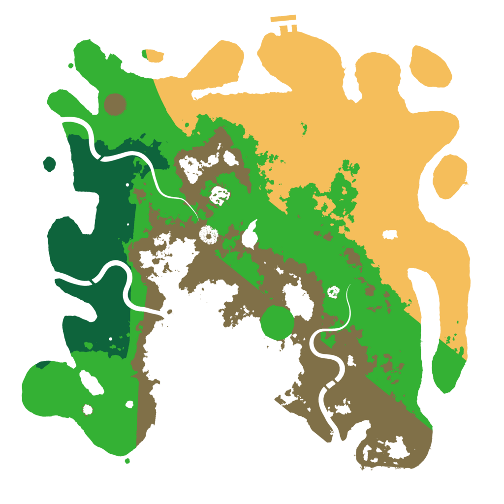 Biome Rust Map: Procedural Map, Size: 4000, Seed: 1934469801
