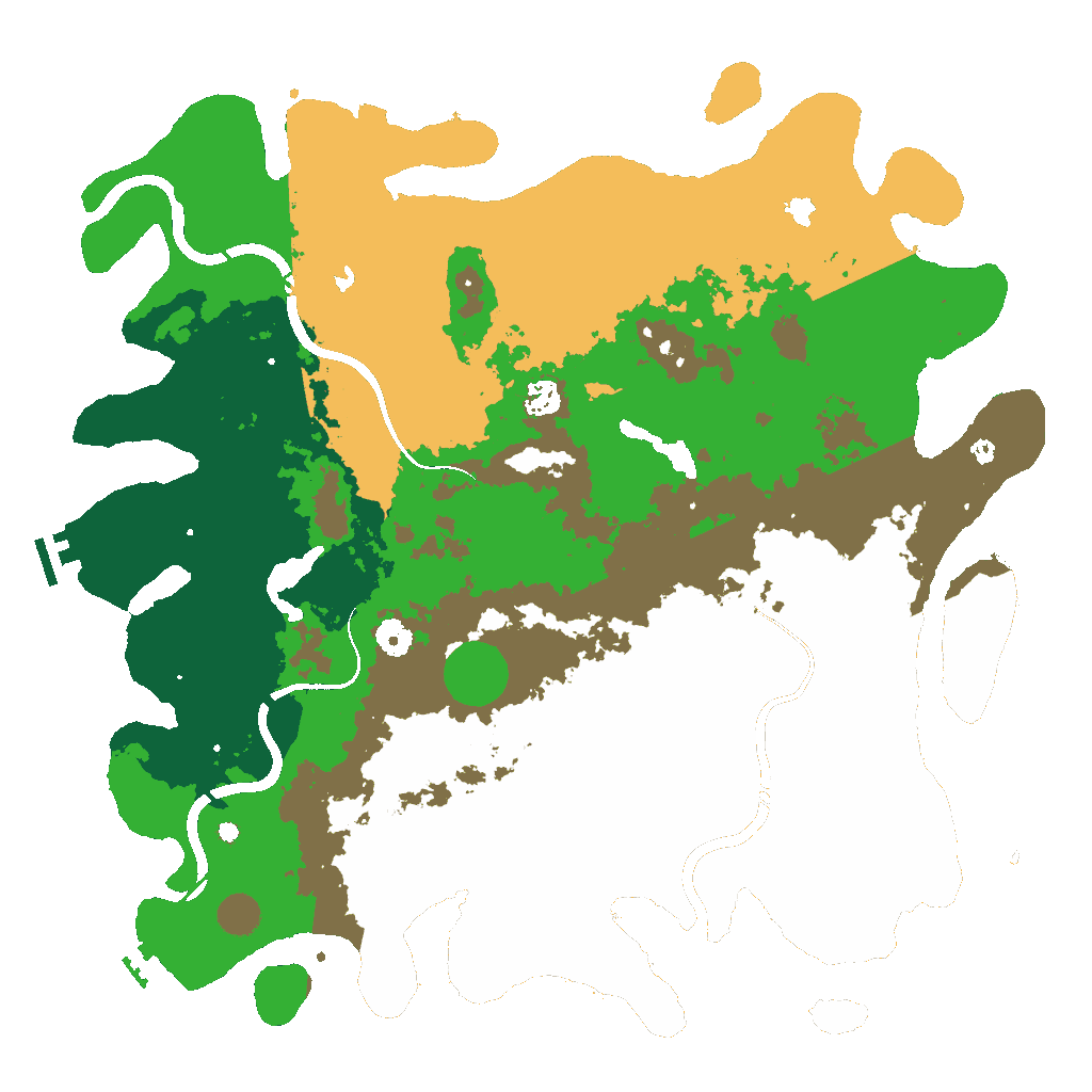 Biome Rust Map: Procedural Map, Size: 4500, Seed: 1000800808